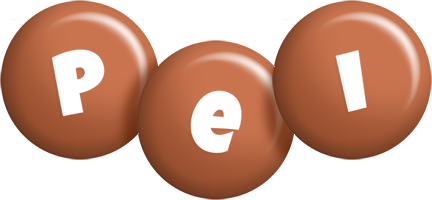 Pei candy-brown logo