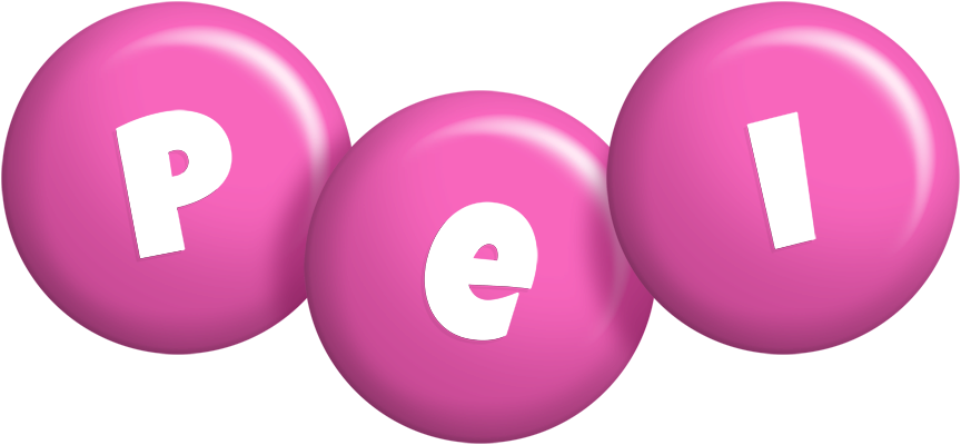 Pei candy-pink logo