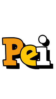 Pei cartoon logo