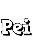 Pei snowing logo