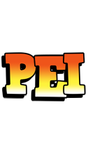 Pei sunset logo