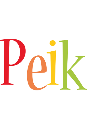Peik birthday logo