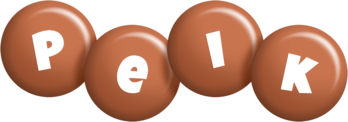 Peik candy-brown logo