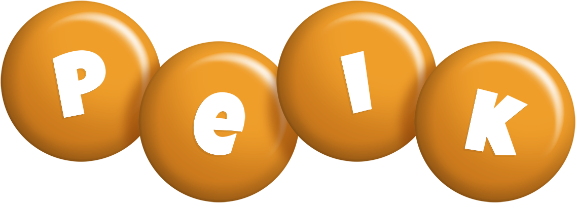 Peik candy-orange logo