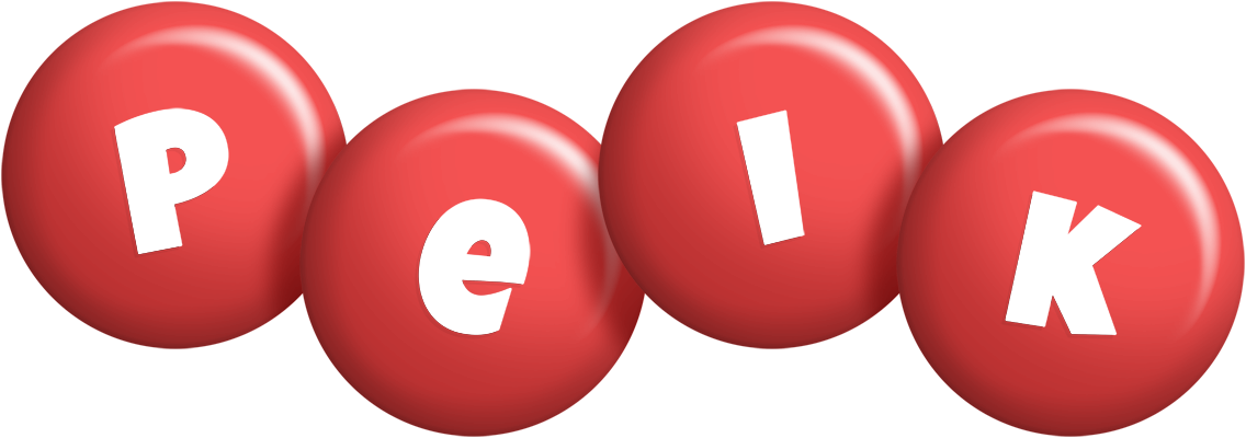 Peik candy-red logo