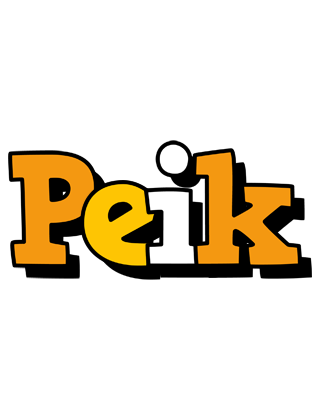 Peik cartoon logo