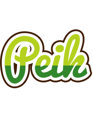 Peik golfing logo