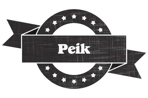 Peik grunge logo