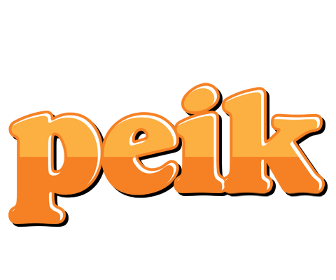 Peik orange logo