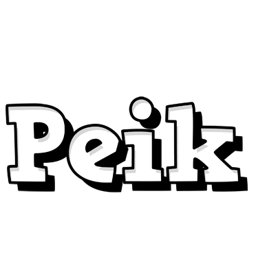 Peik snowing logo