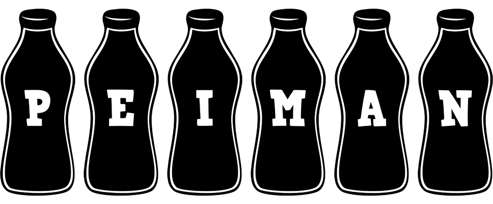 Peiman bottle logo