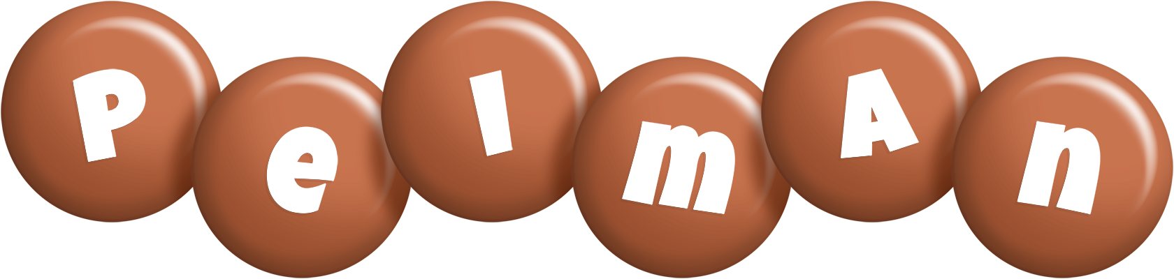 Peiman candy-brown logo