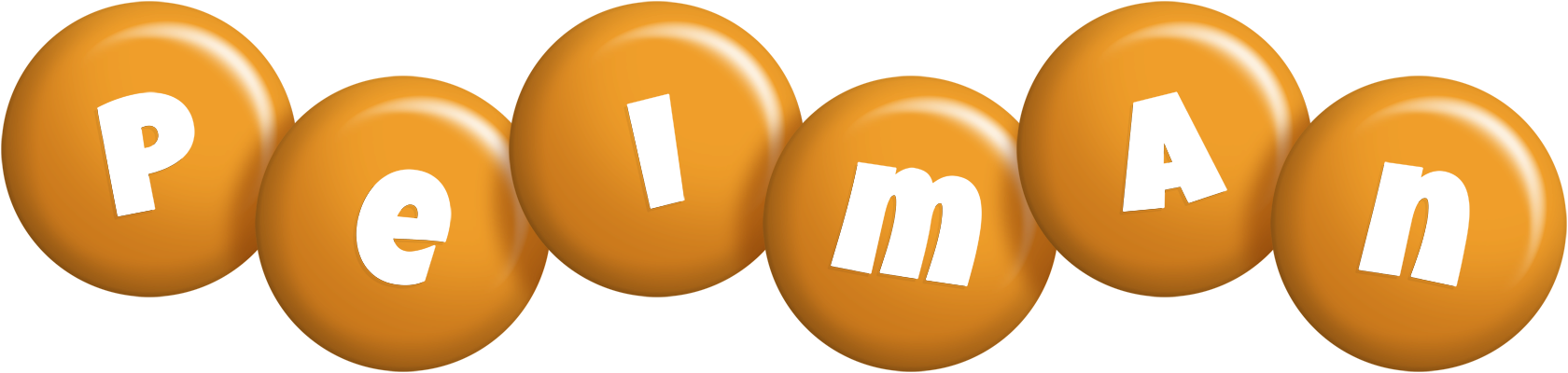 Peiman candy-orange logo