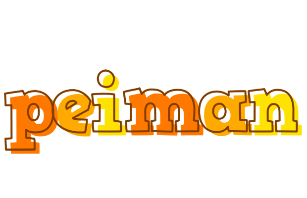 Peiman desert logo
