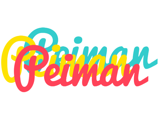Peiman disco logo