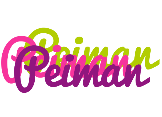 Peiman flowers logo