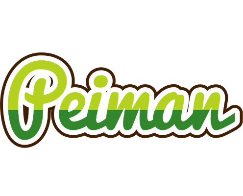 Peiman golfing logo