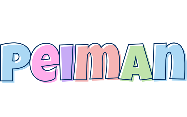 Peiman pastel logo