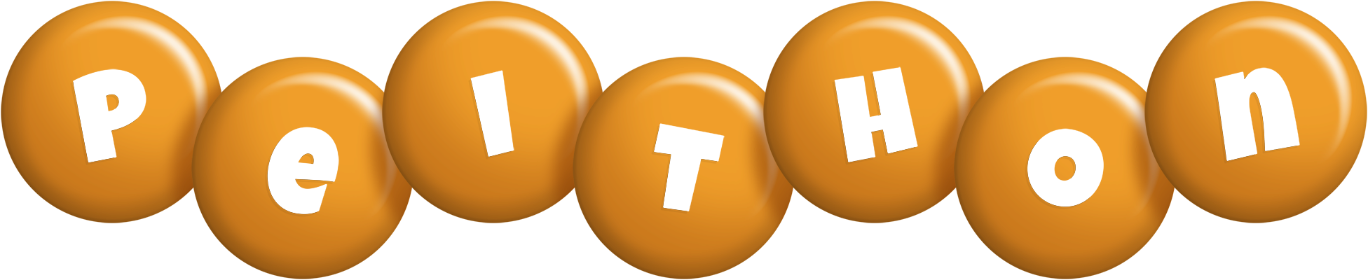Peithon candy-orange logo