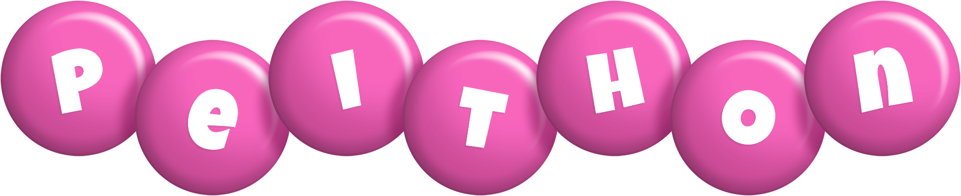 Peithon candy-pink logo