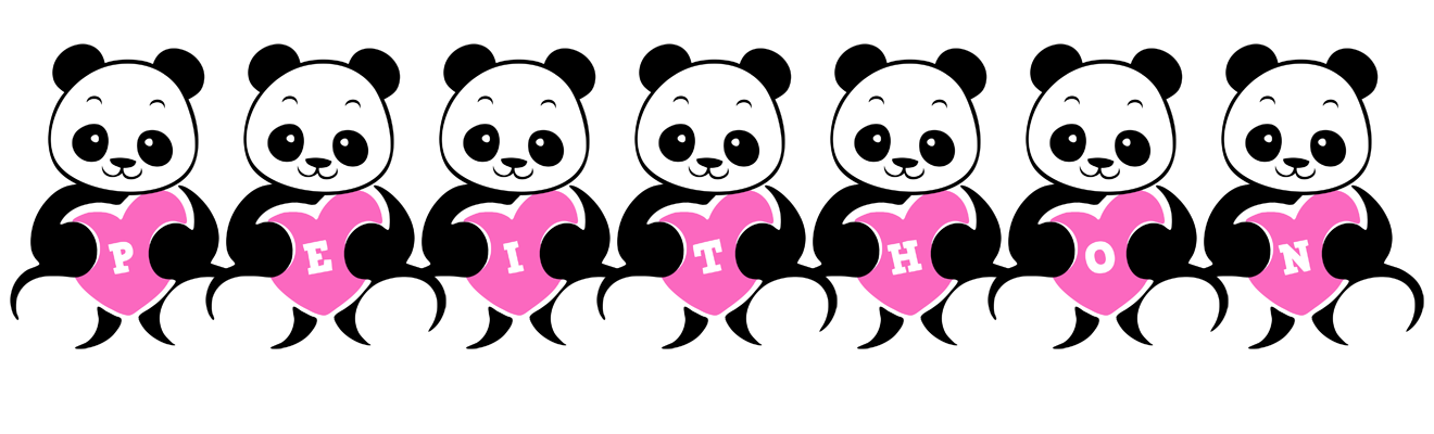 Peithon love-panda logo