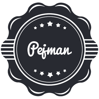 Pejman badge logo