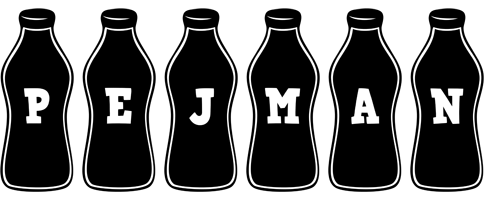 Pejman bottle logo