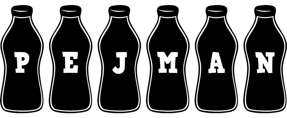 Pejman bottle logo