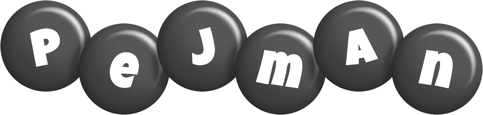 Pejman candy-black logo