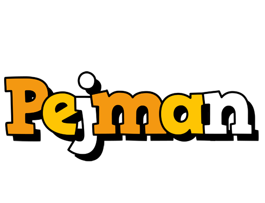 Pejman cartoon logo