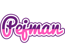 Pejman cheerful logo