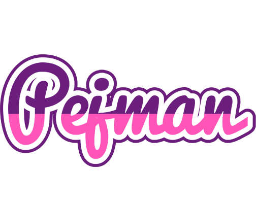 Pejman cheerful logo
