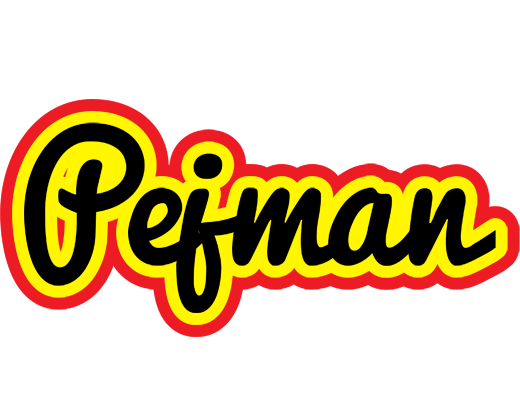 Pejman flaming logo