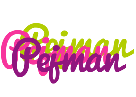 Pejman flowers logo