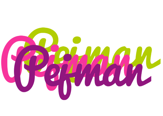 Pejman flowers logo