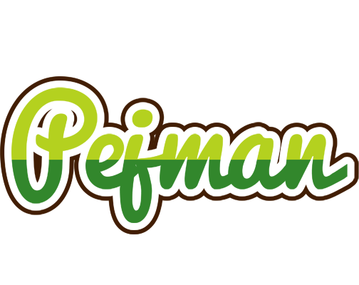 Pejman golfing logo