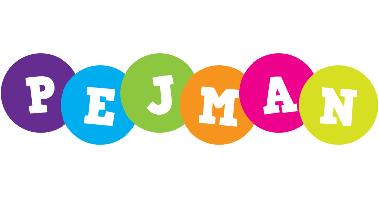 Pejman happy logo