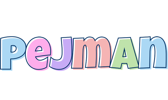 Pejman pastel logo
