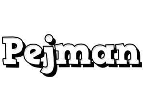 Pejman snowing logo