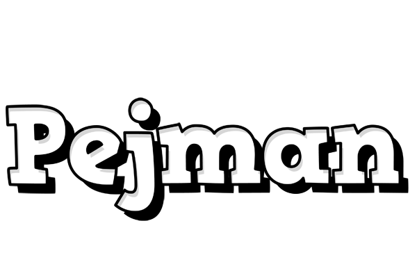 Pejman snowing logo