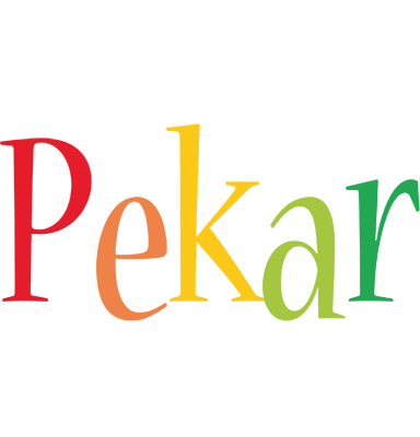 Pekar birthday logo