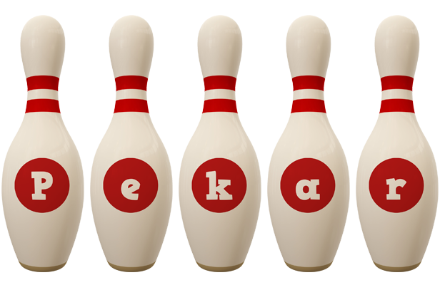 Pekar bowling-pin logo