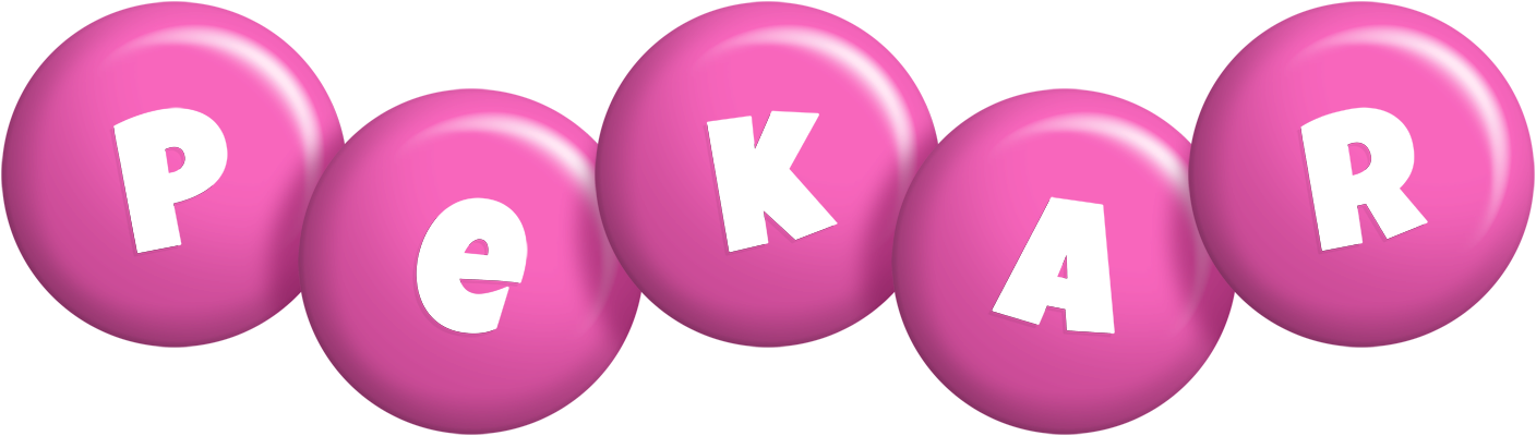 Pekar candy-pink logo