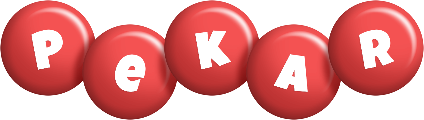 Pekar candy-red logo
