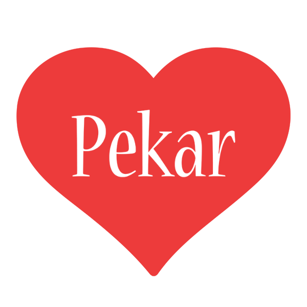 Pekar love logo