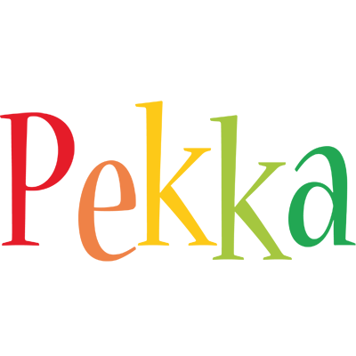 Pekka birthday logo