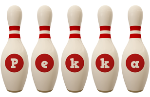 Pekka bowling-pin logo