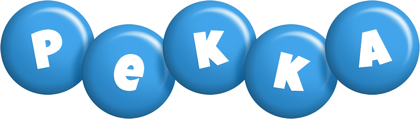 Pekka candy-blue logo