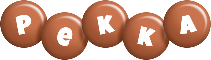 Pekka candy-brown logo