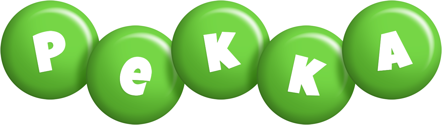 Pekka candy-green logo